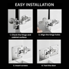 HingePlate 1+1 GRATIS: DIY Möbler Gångjärn Reparation Sidoplatta