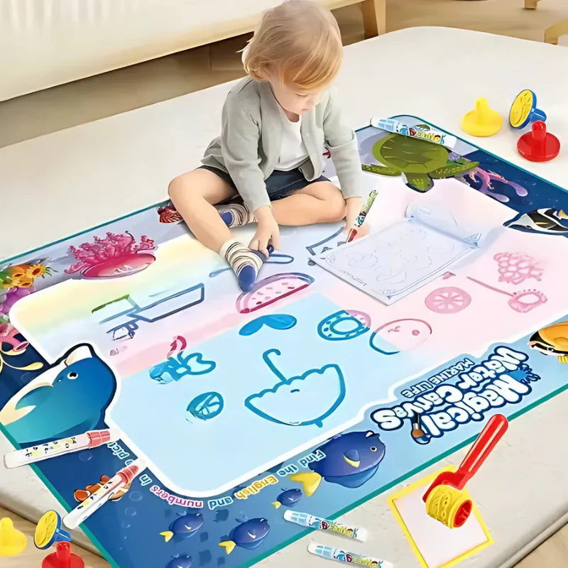 Kletshuts™ WaterCanvas: Återanvändbar Vattendoodle Dukset För Barn