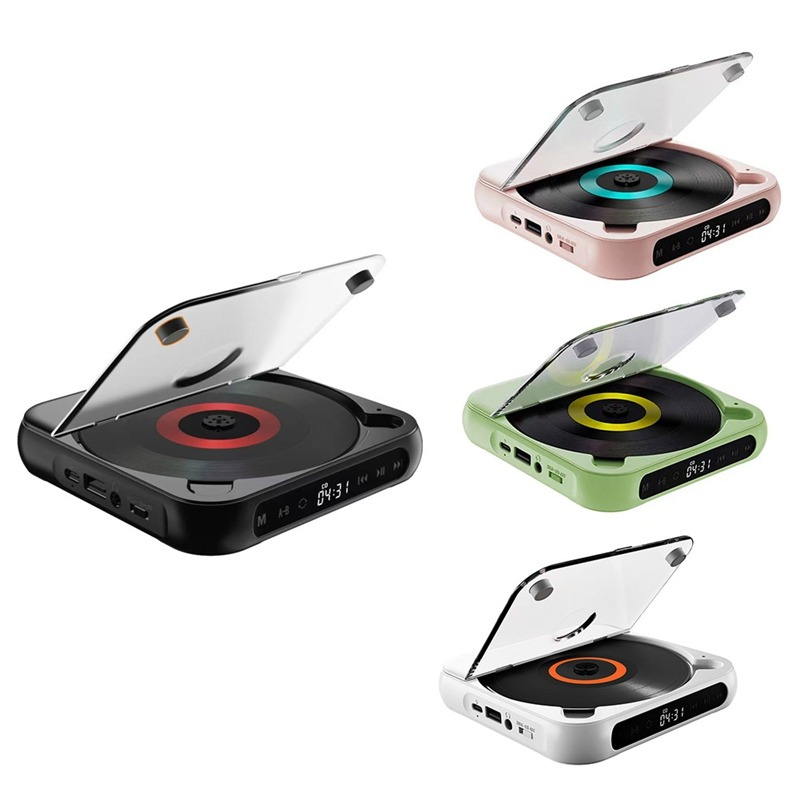 CDPlayer: Bärbar Bluetooth Och Trådbunden CD-Spelare