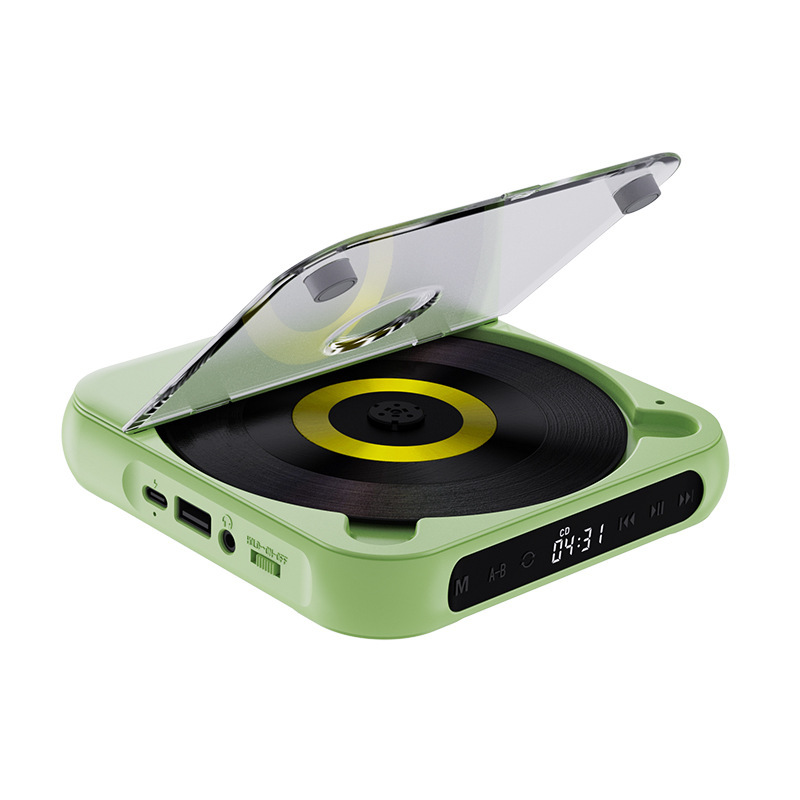 CDPlayer: Bärbar Bluetooth Och Trådbunden CD-Spelare