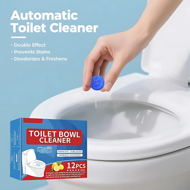 Cleaner Pro° ToiletTablets: Automatisk Drop-In Toalettrengöring Tabletter