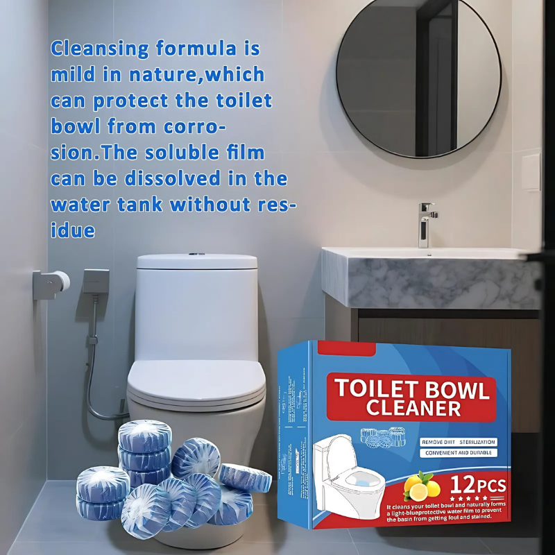 Cleaner Pro° ToiletTablets: Automatisk Drop-In Toalettrengöring Tabletter