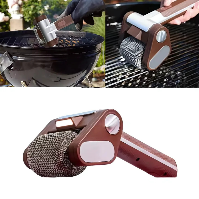 Cleaner Pro° GrillCleaner: Uppladdningsbar Elektrisk Borstlös Grillrengörare Rulle