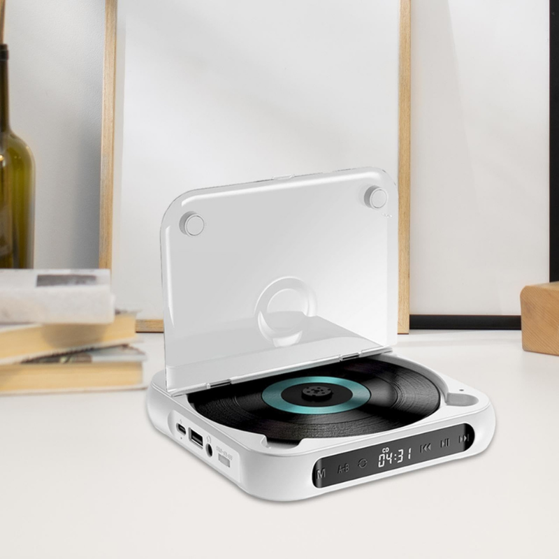 CDPlayer: Bärbar Bluetooth Och Trådbunden CD-Spelare