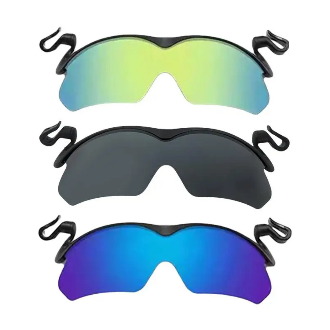 Icone™ ClipGlasses: Sport Clip-På Solglasögon