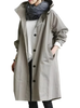 Icone™ ElegantCoat - Allväders Lätt Komfort Huva Elegant Kappa