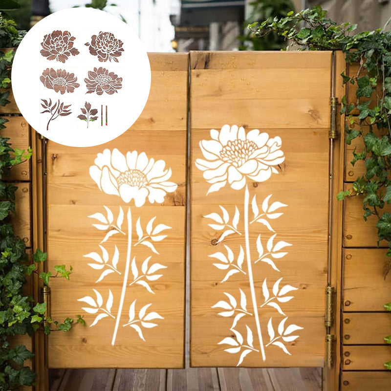 FlowerDecor - DIY Blomma Stencil Dekoration