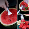 Globetrek° FruitCutter: 2 i 1 Multifunktionsfruktgaffel Och -Skivare