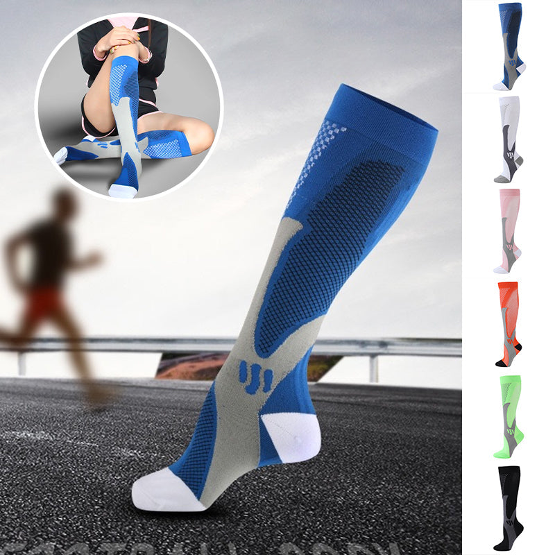 Happy™ CompressionSocks: Andningsbar och Komfortabla Kompressions Strumpor