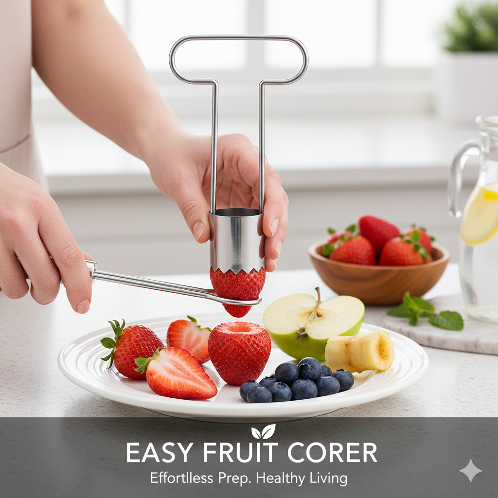 Globetrek° SeedRemover 1+1 GRATIS: Vass Frukt Och Grönsak Frö Och Kärna Borttagare