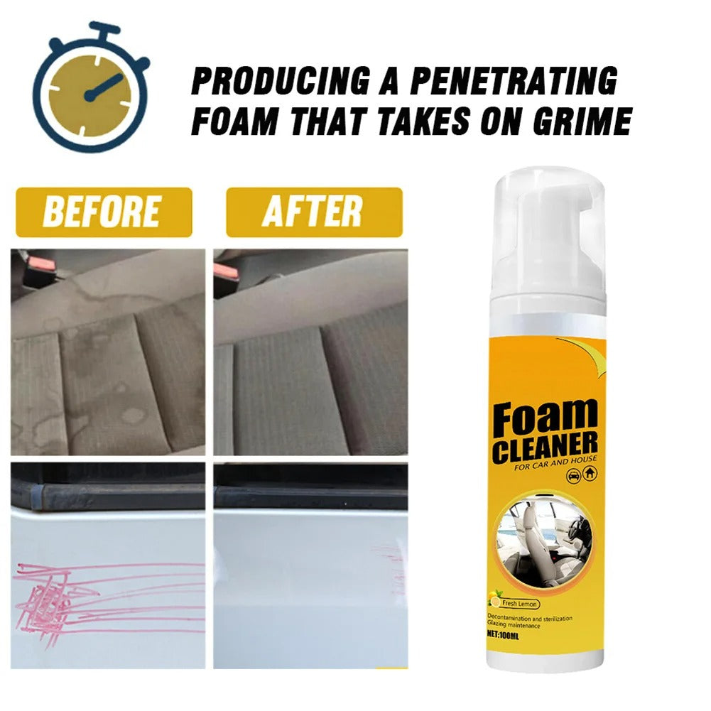 Cleaner Pro° FoamCleaner: Multifunktionell Hem- Och Bilrengöring Skumspray