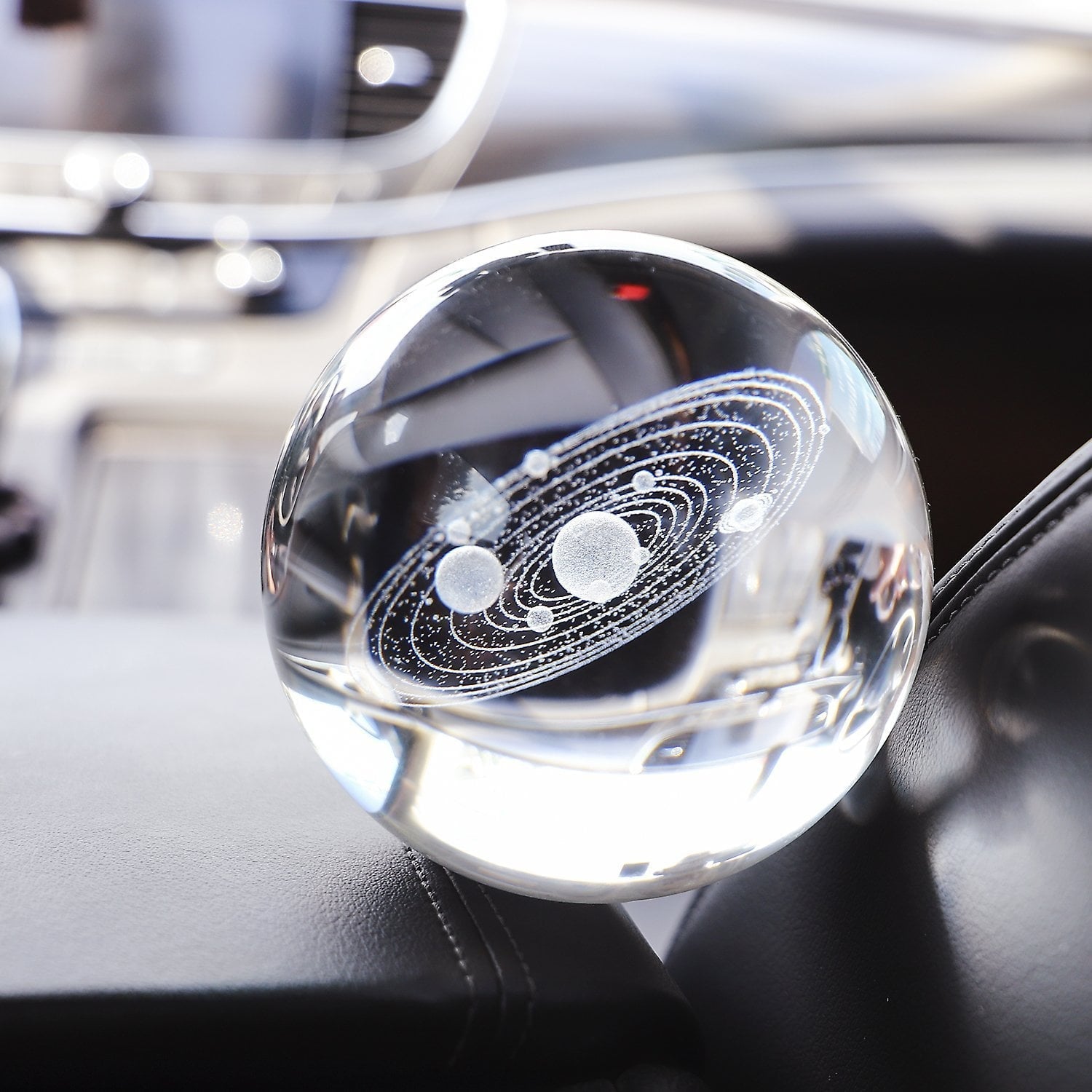 Ledsen™ CrystalBall - 3D-Solsystemets Kristallkula Med LED-Lampa