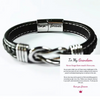 Jewelance™ InfinityBracelet: Oändlighet Knut Armband med Dedikation Kort