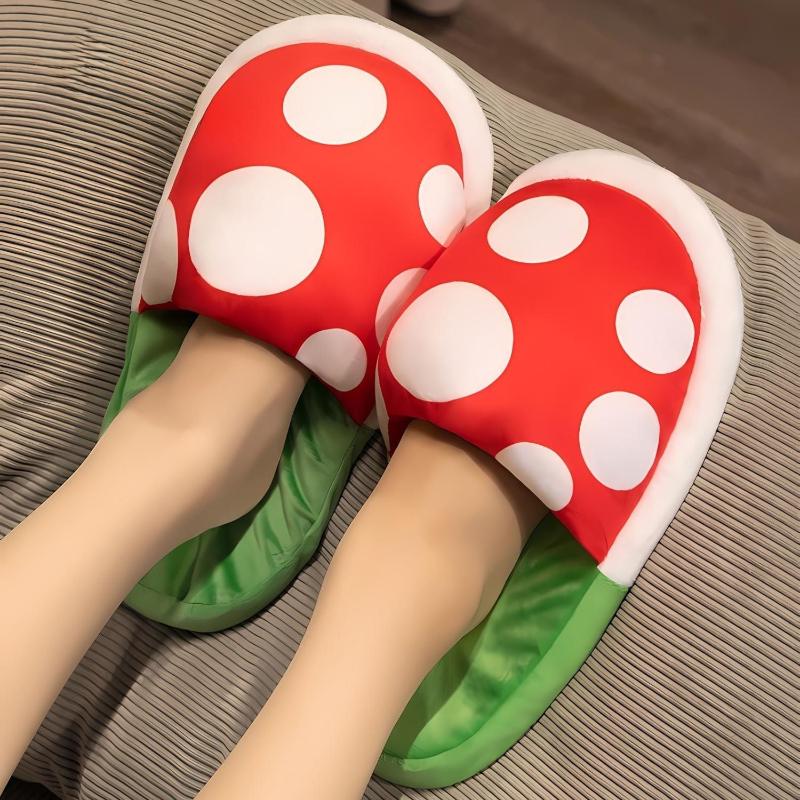 Happy™ MushroomSlippers: Mysig Och Bekväm Mushroom Tofflor