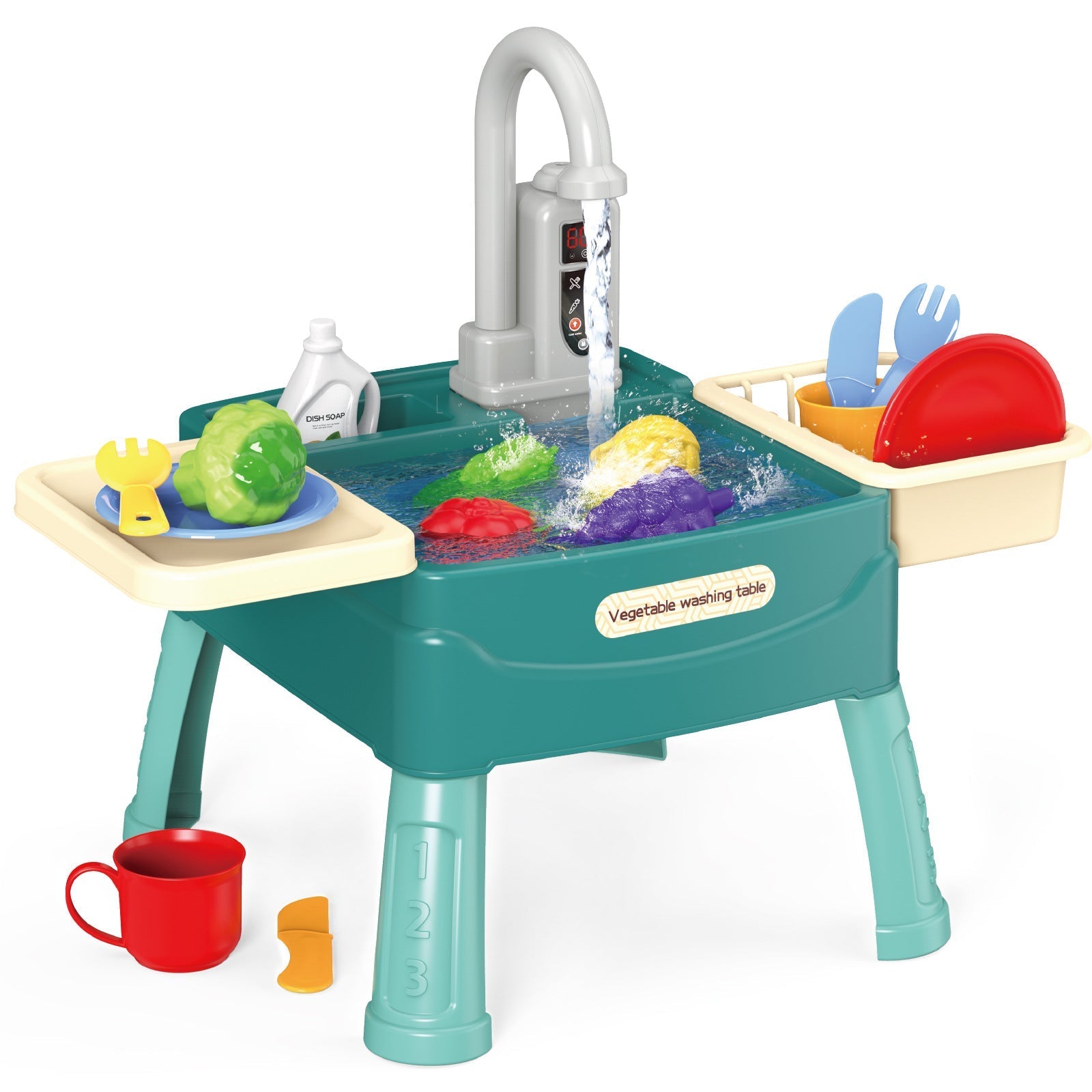 Kletshuts™ KitchenToy: Interaktiv Barn Kök Lek Leksak Set