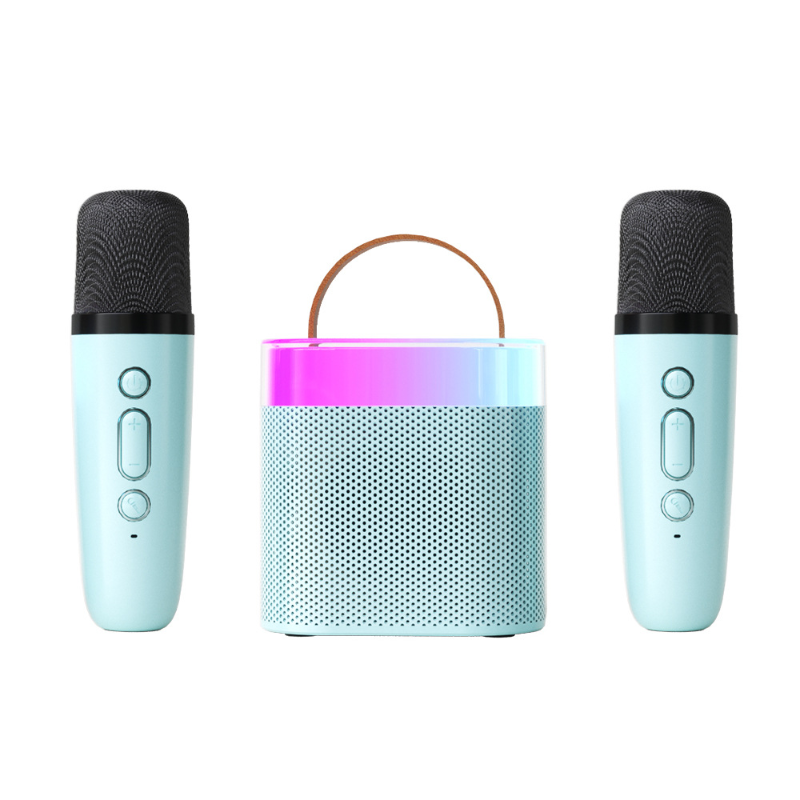 KaraokePro – Mini Karaokemaskin Med Trådlösa Mikrofoner