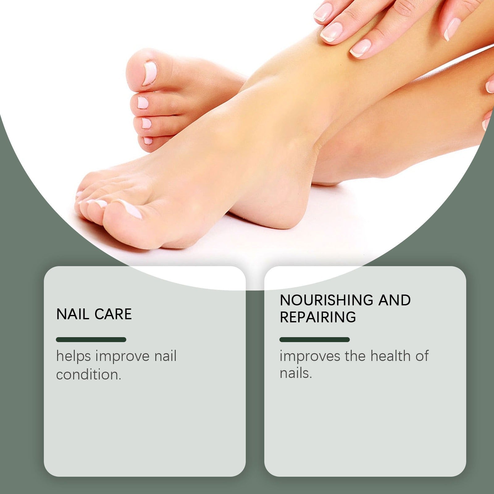 NailDrops 1+1 GRATIS: Flytande Nagelsvamp Reparation Läkning Droppar