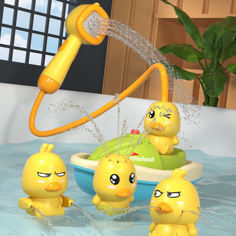 Kletshuts™ ShowerDuck: Söt Interaktiv Elektrisk Anka Dusch Leksak Set