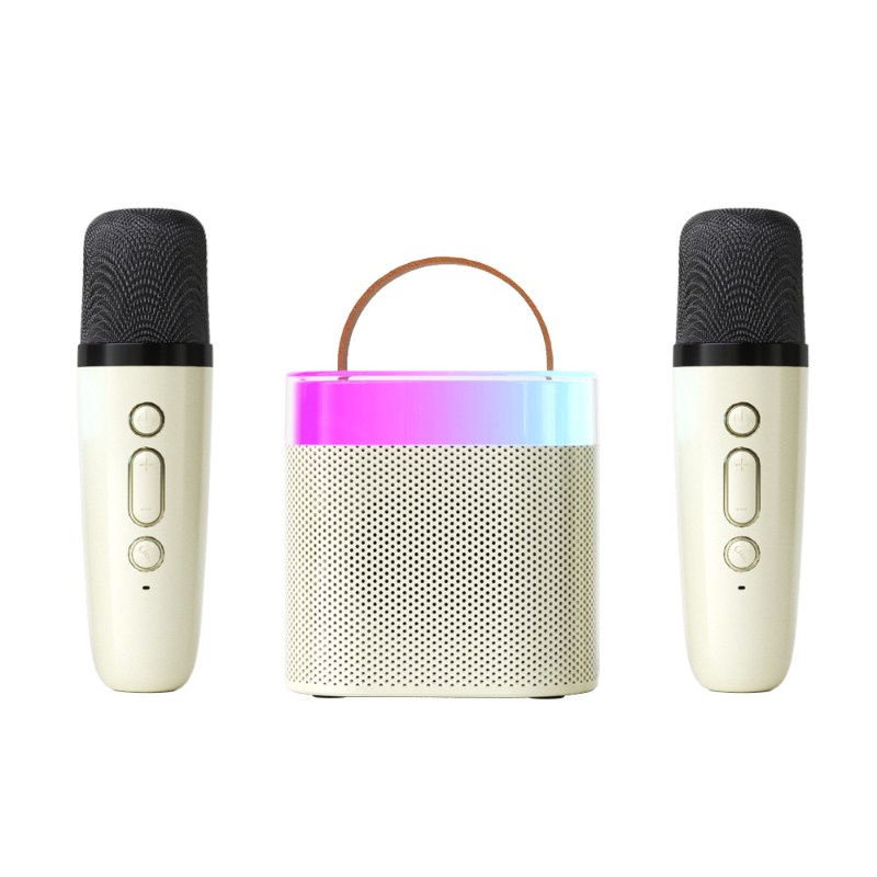 KaraokePro – Mini Karaokemaskin Med Trådlösa Mikrofoner