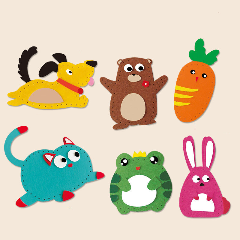 Kletshuts™ SewingCraft 1+1 GRATIS: DIY Djur Sömnad Kit Barn Kreativt Hantverk Set