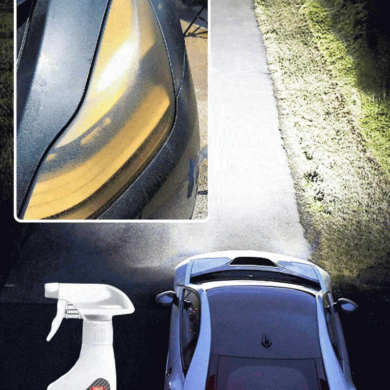 HeadlightSpray 1+1 GRATIS: Lätt Att Använda Bilstrålkastare Rengöring Spray Set