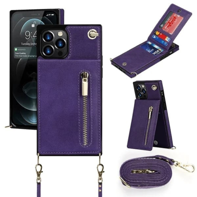 Icone™ PhoneWallet: Crossbody Telefon Fodral Plånbok Och Korthållare