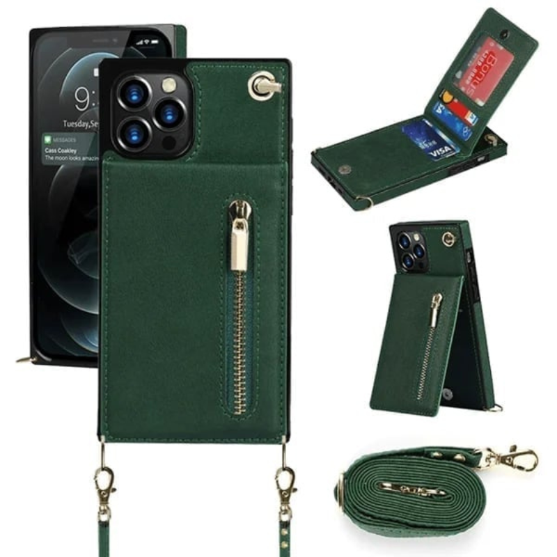 Icone™ PhoneWallet: Crossbody Telefon Fodral Plånbok Och Korthållare