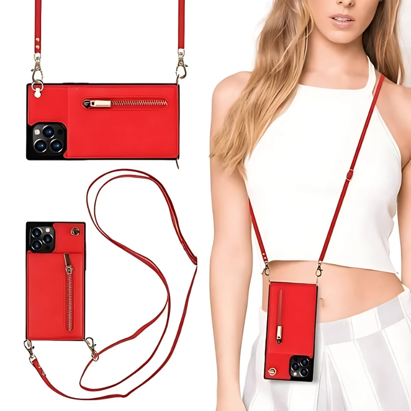 Icone™ PhoneWallet: Crossbody Telefon Fodral Plånbok Och Korthållare