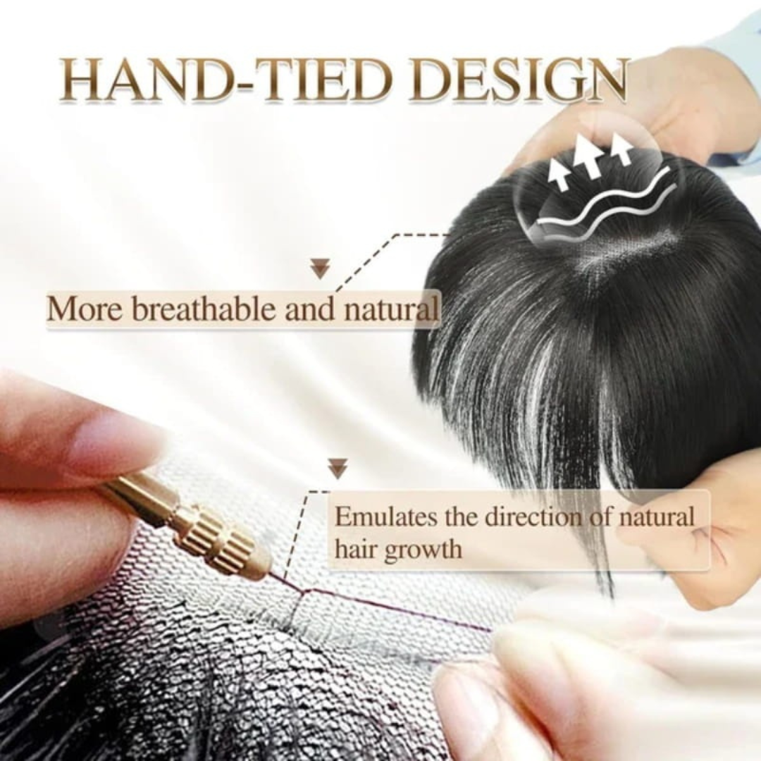 Rose® WigBangs 1+1 GRATIS: Sömlös Peruk Med Naturligt Utseende Luggförlängningar