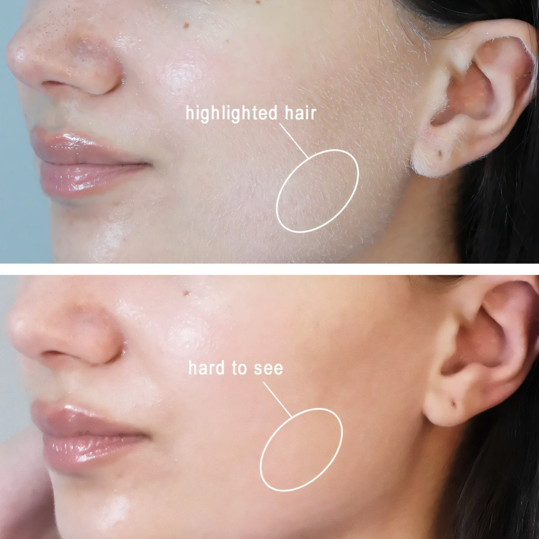 HairIdentifier 1+1 GRATIS: Lätt Att Använda Ansiktshår Identifierare Spray Med Rakhyvlar