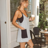 Icone™ DressShorts: Casual Miniklänning Utan Ärmar Med Inbyggda Shorts