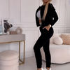 Icone™ OutfitSet: Jacka, Linne Och Byxor – Avslappnat Set För Kvinnor