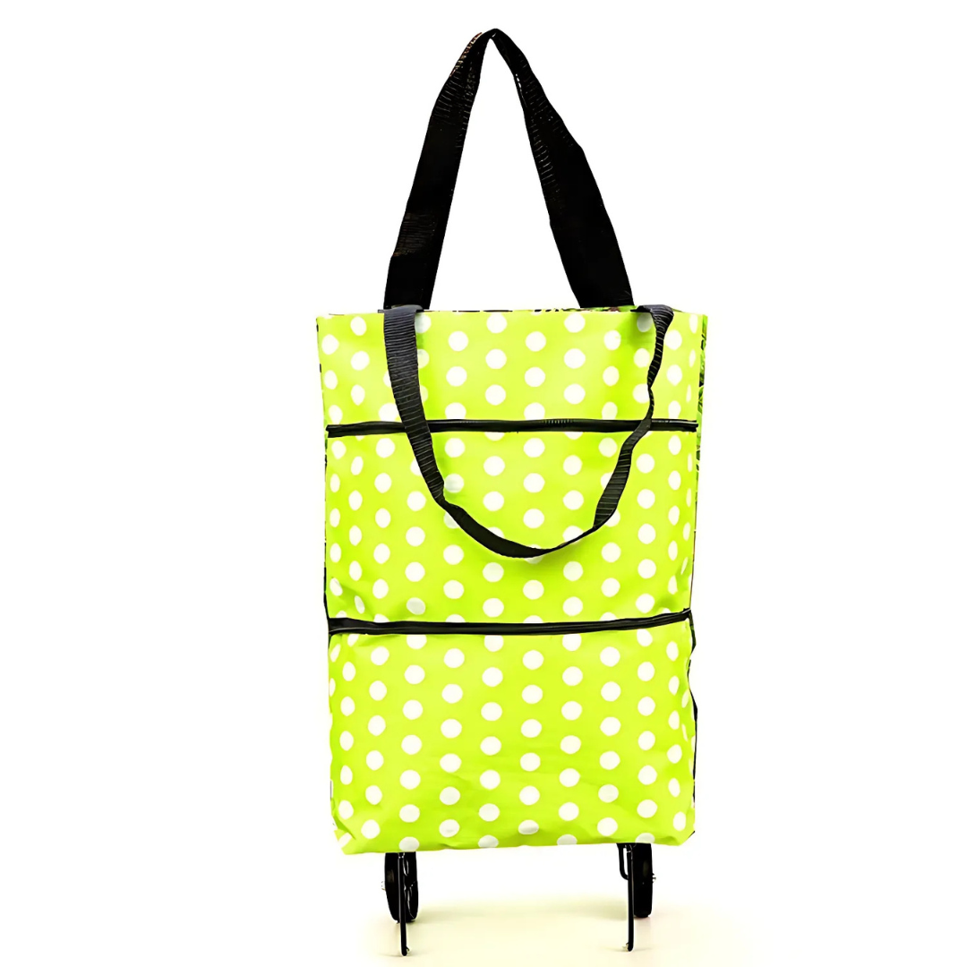 Icone™ GroceryBag 1+1 GRATIS: Stor Kapacitet Matvarukasse Med Hopfällbara Hjul