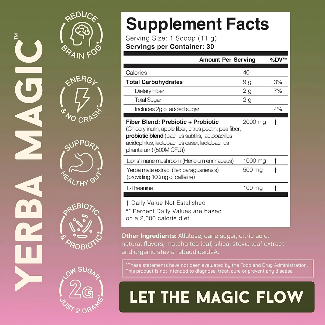 TeaPowder - Energi, Fokus Och Tarmhälsa Magiskt Tepulver