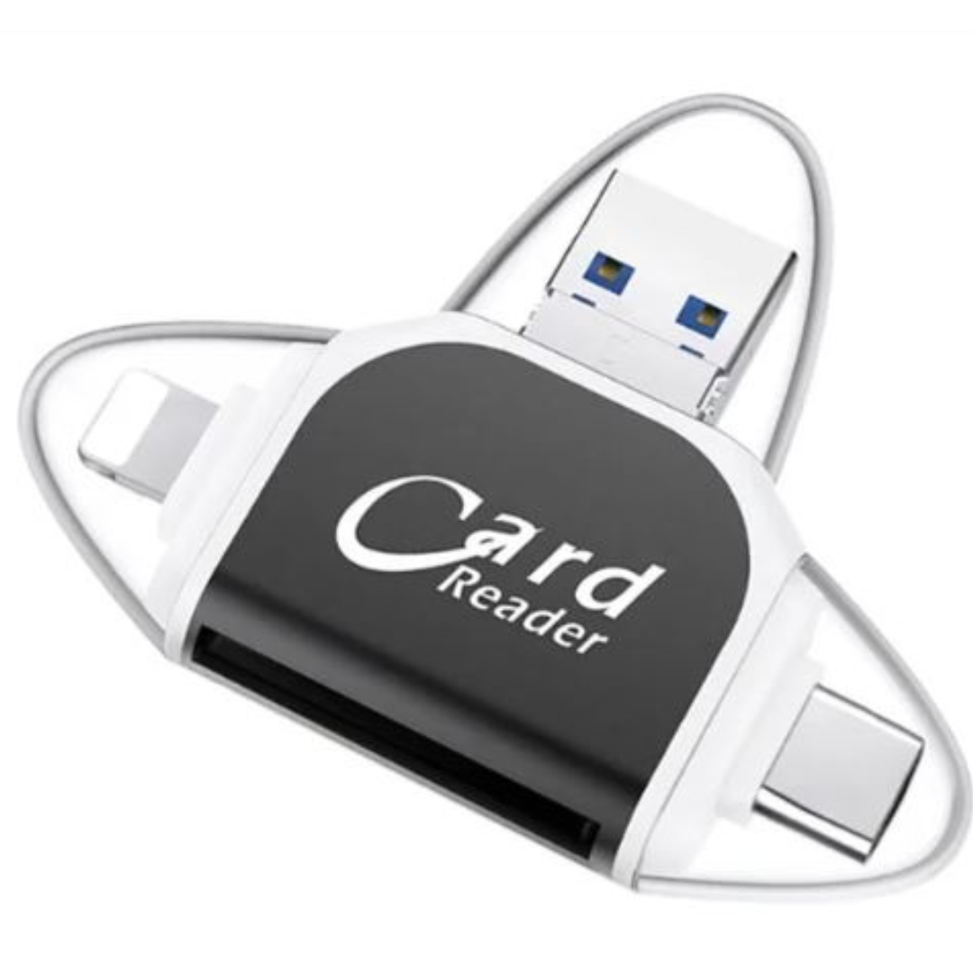 CardReader - Multi-Port 4 i 1 Universal SD TF Kortläsare