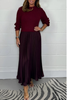 Icone™ PleatedDress: Långärmad Topp Med Elegant Plisserad Nederkant Klänning