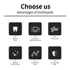 ProbioticToothpaste 1+1 GRATIS: Skonsam Vitgörande Stärkande Probiotisk Tandkräm