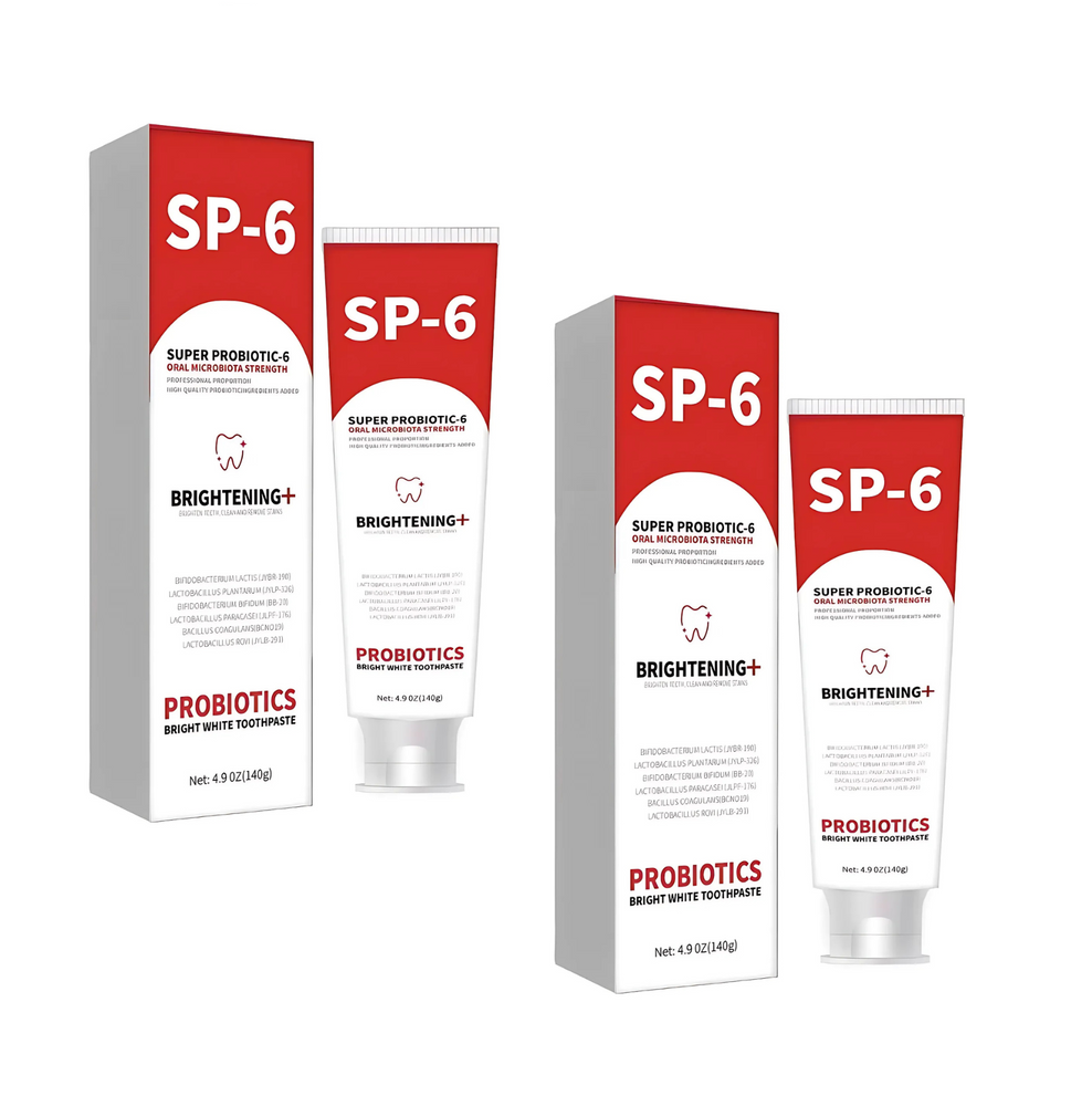 ProbioticToothpaste 1+1 GRATIS: Skonsam Vitgörande Stärkande Probiotisk Tandkräm