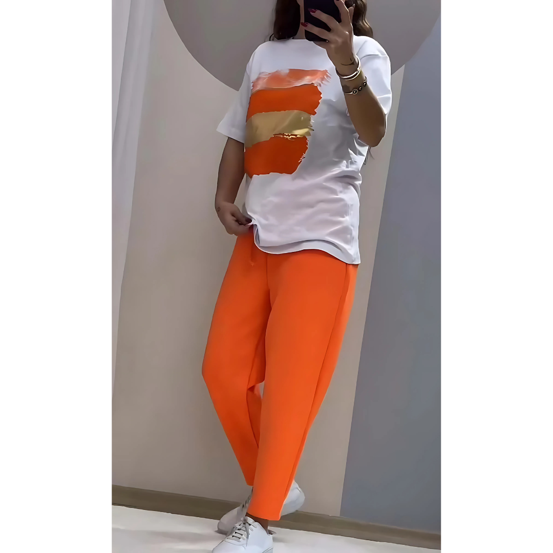 Icone™ ComfySet: Casual, Snygg Och Bekväm Skjorta Och Byxor Set