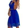 Icone™ ElegantDress: V-ringad Kvinnor Elegant Klänning Med Bälte