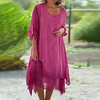 Icone™ LooseDress: Enkel, Andningsbar Lös Passform Klänning