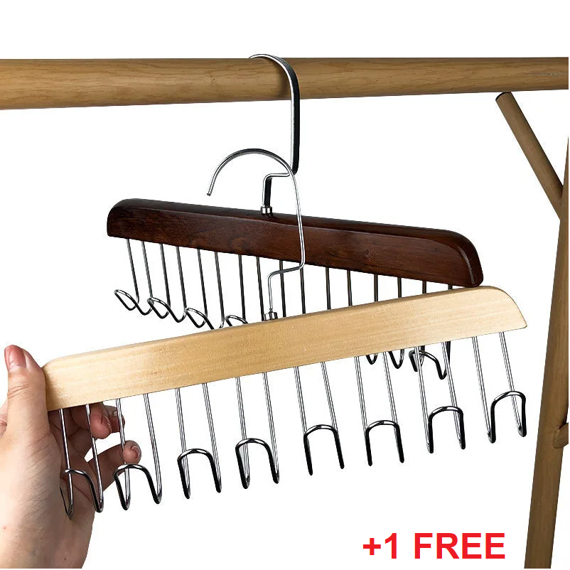 GlideHold® ClosetHanger 1+1 GRATIS: Hållbar Utrymmesbesparande Mångsidig Kläderhängare