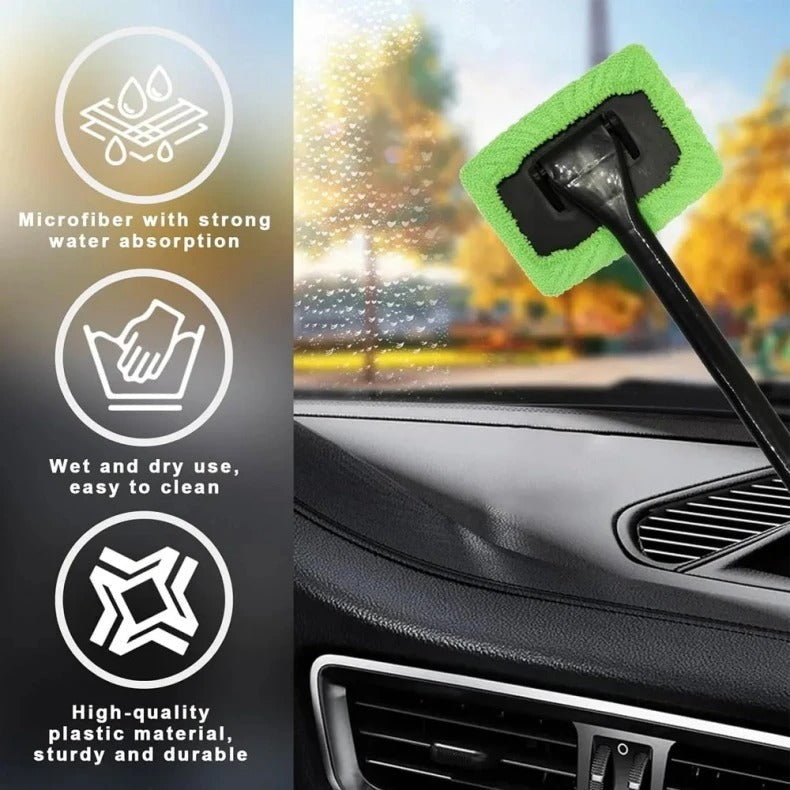 Cleaner Pro° WindshieldCleaner 1+1 GRATIS: Mikrofiber Bil Fönsterputsare