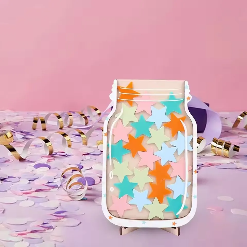 Kletshuts™ FunJar 1+1 GRATIS: Roliga Lärare Och Förälder Belöningsburk För Barn