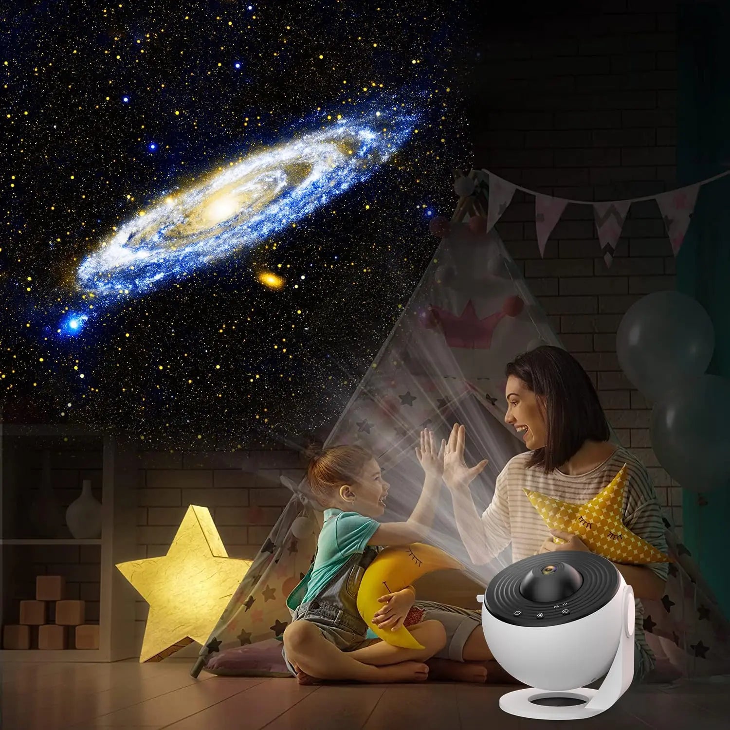 GalaxyProjector  - 360° Roterande Galax Natt Ljus