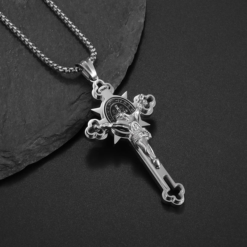 Jewelance™ CrossProtection 1+1 GRATIS: Andligt Skydd Korshänge Halsband Med Presentask