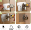 HingePlate 1+1 GRATIS: DIY Möbler Gångjärn Reparation Sidoplatta