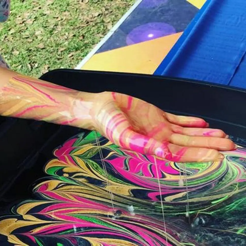 Kletshuts™ KidArt: Akvarell Marmor Barn Konst Kreativ Lek Set