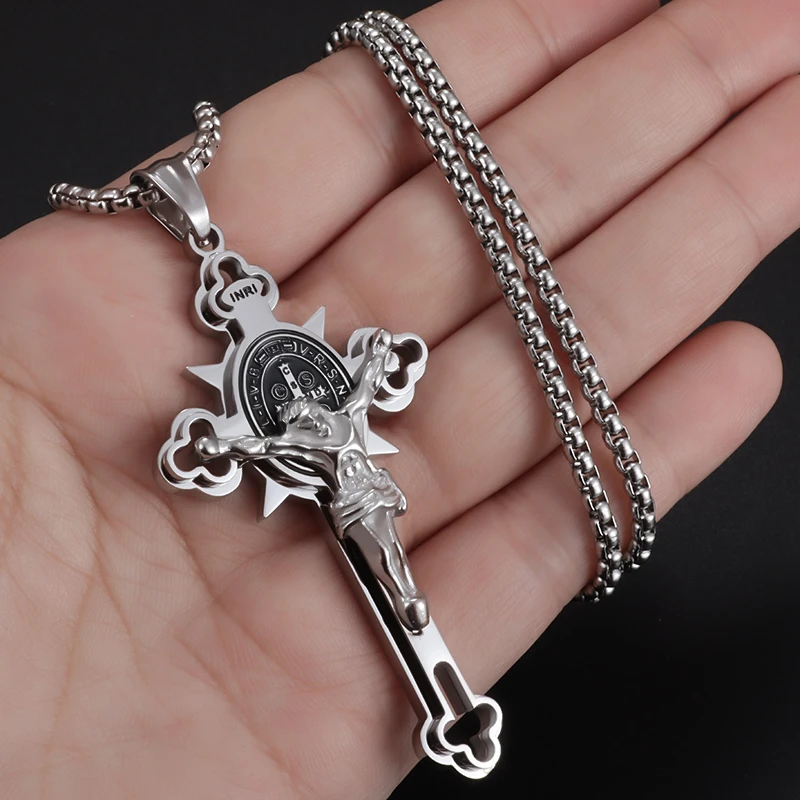 Jewelance™ CrossProtection 1+1 GRATIS: Andligt Skydd Korshänge Halsband Med Presentask