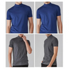 Icone™ FitShirt 1+1 GRATIS: Mäns Smal Passform Hög Nacke Casual Skjorta
